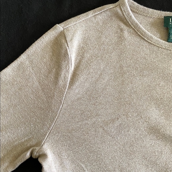 Ralph Lauren Lauren 100% cotton long sleeve tee shirt classic layering soft Med - Picture 7 of 15